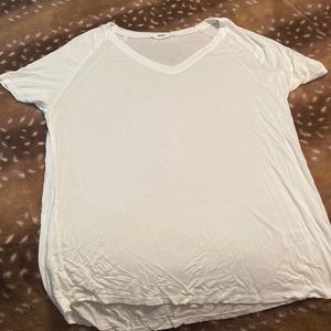 Double Zero Brand White Short Sleeve Top